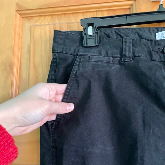 Women’s size 8 Crown and Ivy gently used Charlotte black pants with pockets - Picture 2 of 8